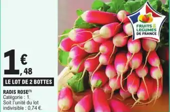 E.Leclerc Radis rose offre