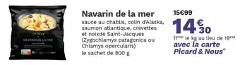 Picard Navarin de la mer offre