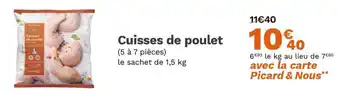 Picard Cuisses de poulet offre