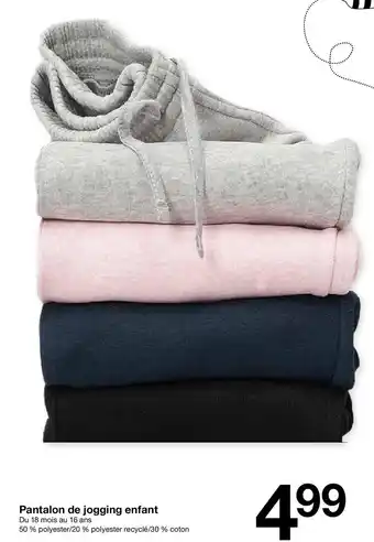 Zeeman Pantalon de jogging enfant offre