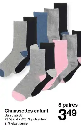 Zeeman Chaussettes enfant offre