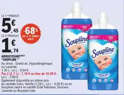 E.Leclerc Adoucissant soupline offre