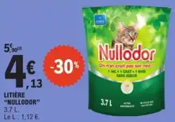 Litière nullodor
