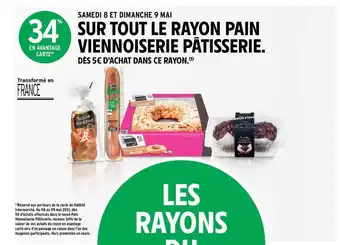 Intermarché Hyper Pain Viennoiserie Pâtisserie offre
