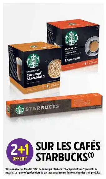 Intermarché Hyper Cafés Starbucks offre