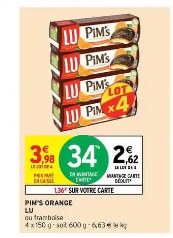 Intermarché Hyper Pim's Orange Lu offre
