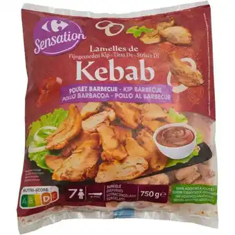 Carrefour CARREFOUR SENSATION Lamelles de kebab surgelées offre