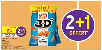 Intermarché Hyper 3d's Bugles Nature Lay's offre