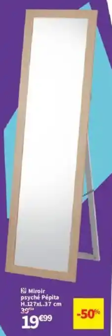 Conforama Miroir psyché Pépita offre