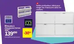 Conforama Meuble à chaussures Carnac offre