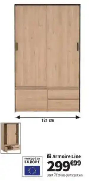 Conforama Armoire Line offre