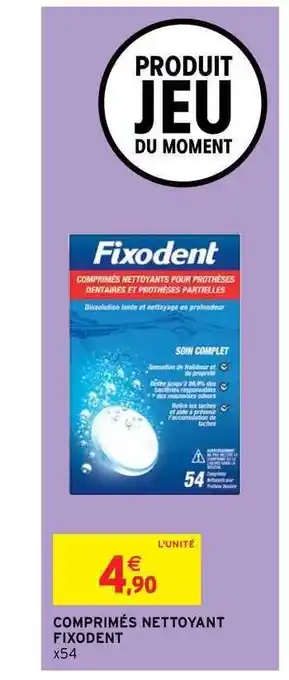 Comprimés Nettoyant Fixodent