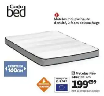 Conforama Matelas Néo 140x190 cm offre