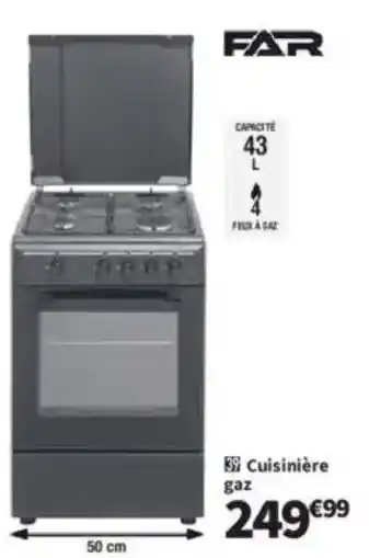 Conforama FAR Cuisinière gaz offre