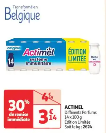 Auchan ACTIMEL offre