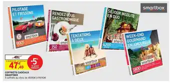 Intermarché Hyper Coffrets Cadeaux Smartbox offre