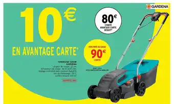 Intermarché Hyper Tondeuse 1200 W Gardena offre