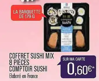 Match Coffret Sushi Mix 8 Pièces Comptoir Sushi offre