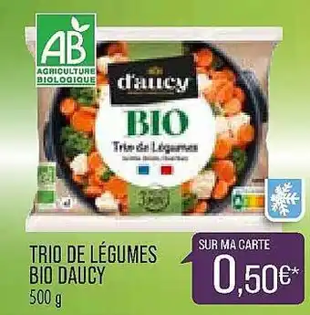 Match Trio De Légumes Bio D'aucy offre