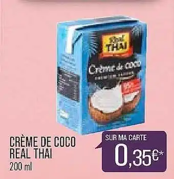 Match Crème De Coco Real Thai offre