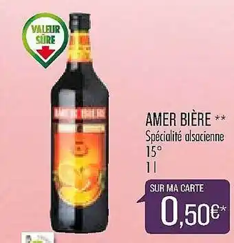 Match Amer Bière offre