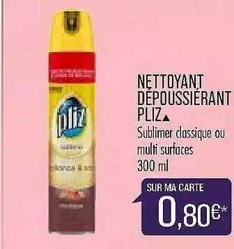 Nettoyant Dépoussiérant Pliz