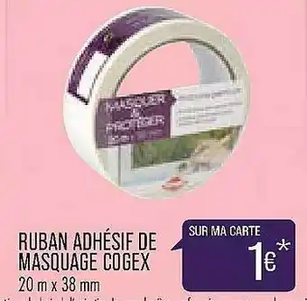 Match Ruban Adhésif De Masquage Cogex offre