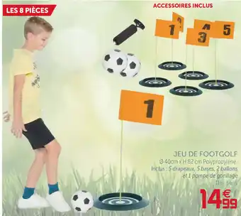 Gifi Jeu de footgolf offre