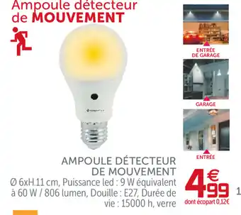 Gifi Ampoule Détecteur de mouvement offre