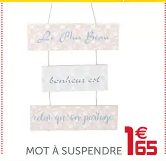 Mot à suspendre