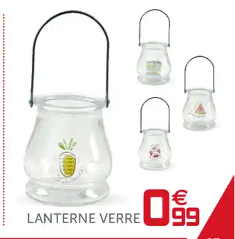Gifi Lanterne verre offre