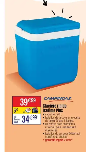 Cora x Carrefour Glacière rigide Icetime Plus offre