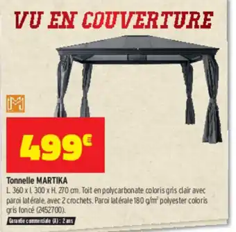 Bricorama Tonnelle martika offre