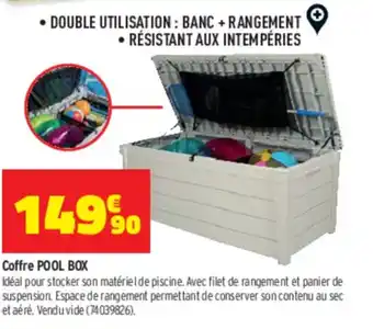 Bricorama Coffre pool Box offre
