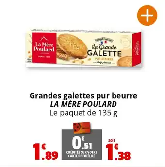 Coccimarket LA MÈRE POULARD Grandes galettes pur beurre offre