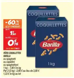 Netto Pâtes Coquillettes Barilla offre