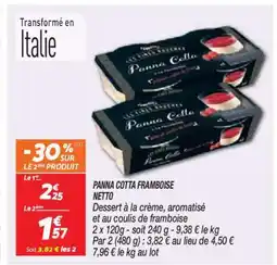 Netto Panna Cotta Framboise offre