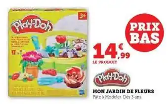 Super U Play-Doh Mon Jardin de Fleurs offre