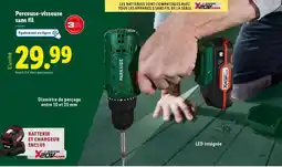 Lidl Perceuse-visseuse sans fil offre