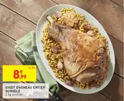 Intermarché GIGOT D'AGNEAU ENTIER SURGELÉ offre