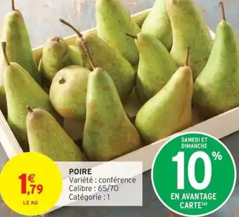 Intermarché Poire offre
