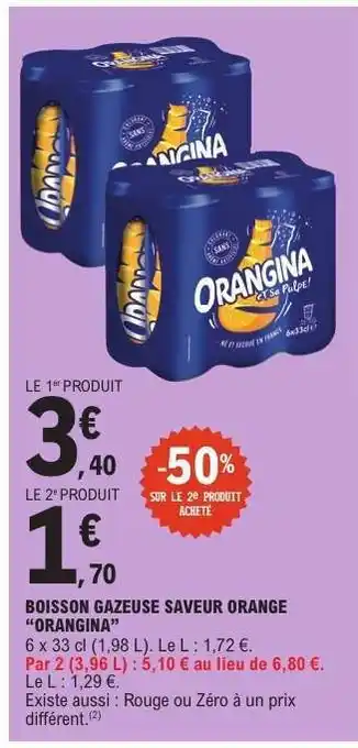 E.Leclerc ORANGINA offre