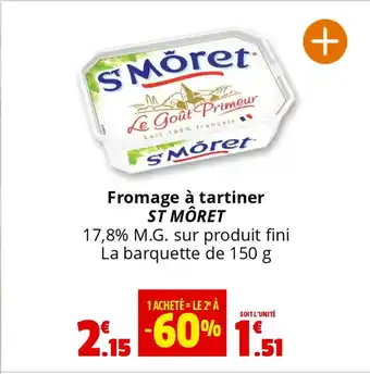 Coccinelle Express ST MÔRET Fromage à tartiner offre