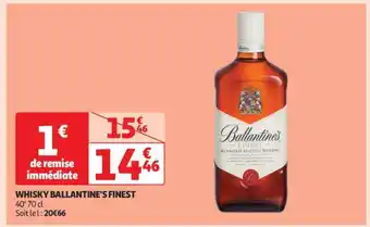Auchan Whisky Ballantine's Finest offre