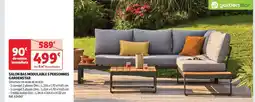 SALON BAS MODULABLE 5 PERSONNES GARDENSTAR