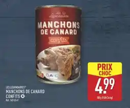 MANCHONS DE CANARD CONFITS
