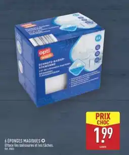 ALDI 6 ÉPONGES MAGIQUES offre