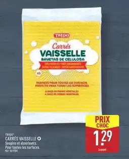ALDI CARRÉS VAISSELLE offre