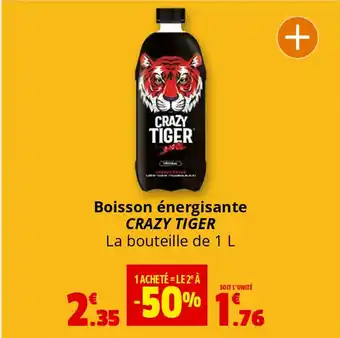 Coccinelle Express CRAZY TIGER Boisson énergisante offre