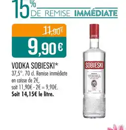 Match Sobieski Vodka offre